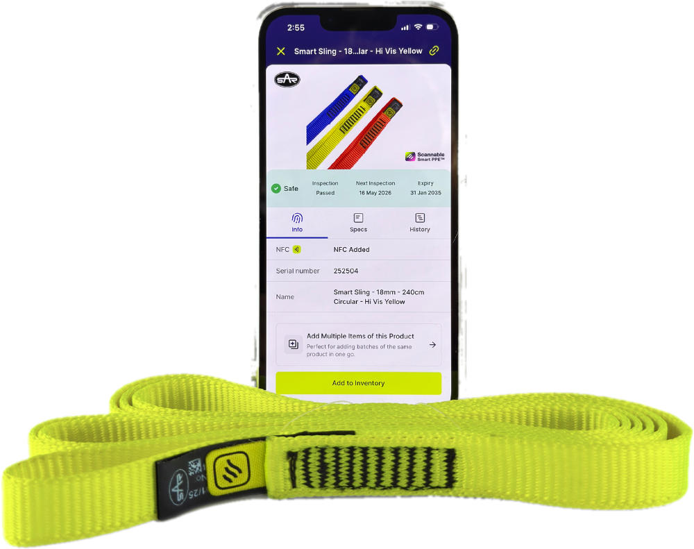 Smart Sling 18mm — 240cm — Yellow